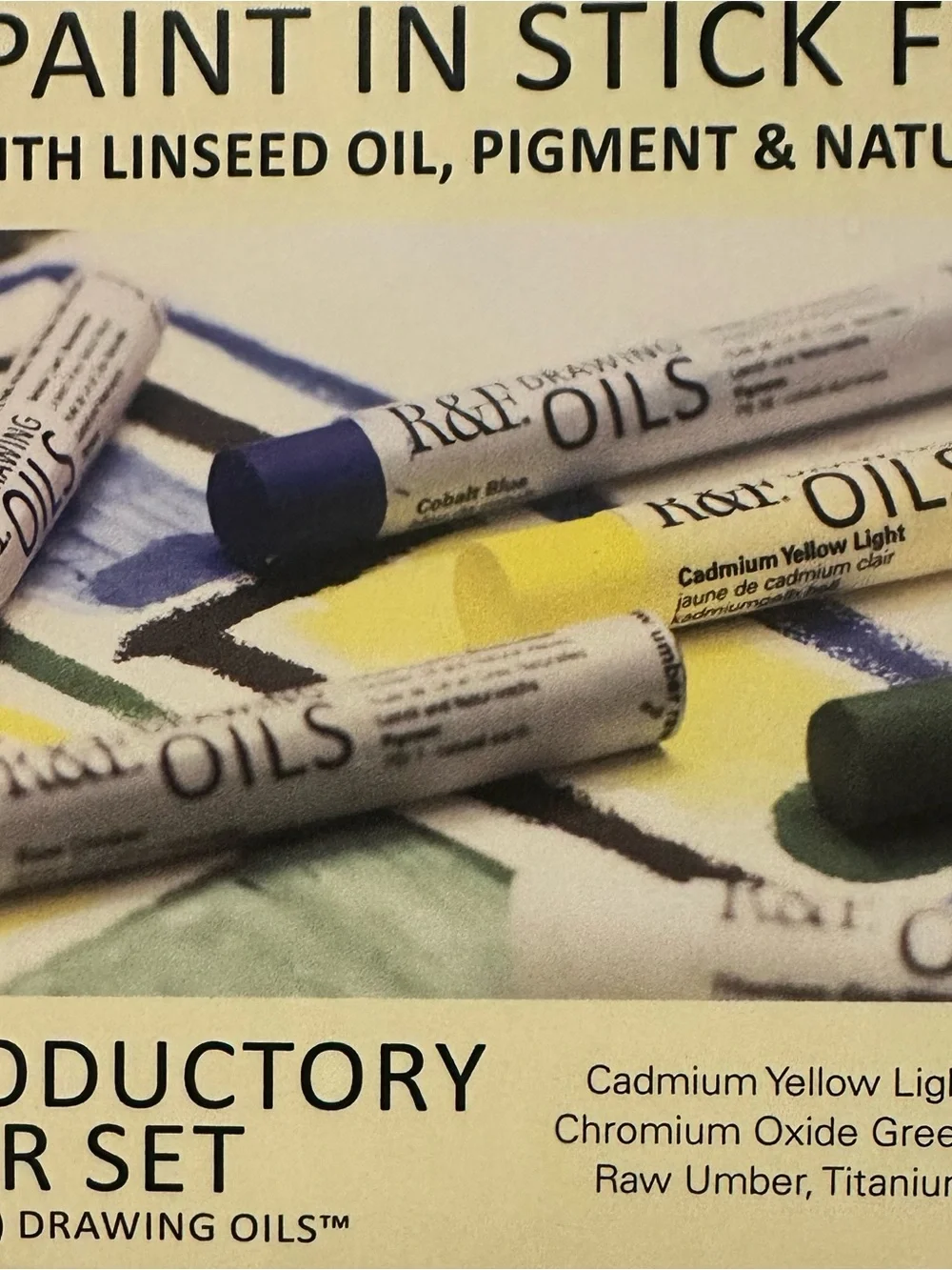 R&F Drawing Oils Introductory Set of 6 - Brand New
